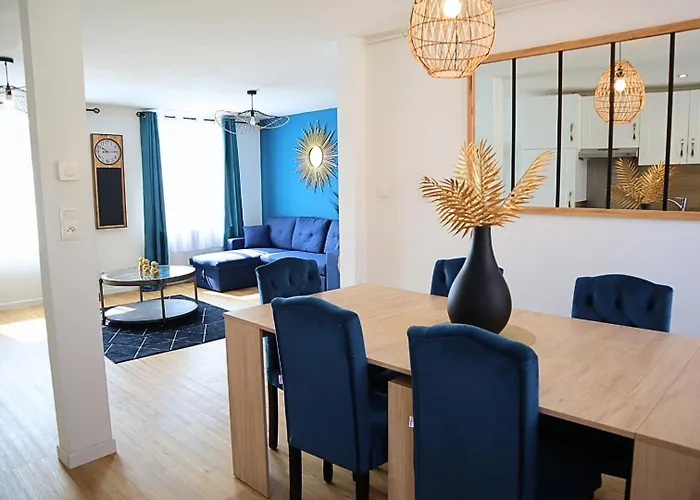 公寓 Le Spacieux A Saint-omer - 2 Chambres, Centre Et Gare A Pied, Parking Prive Gratuit