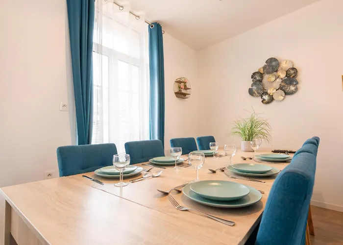 公寓 Le Spacieux A Saint-omer - 2 Chambres, Centre Et Gare A Pied, Parking Prive Gratuit